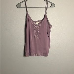 Lavender lace top